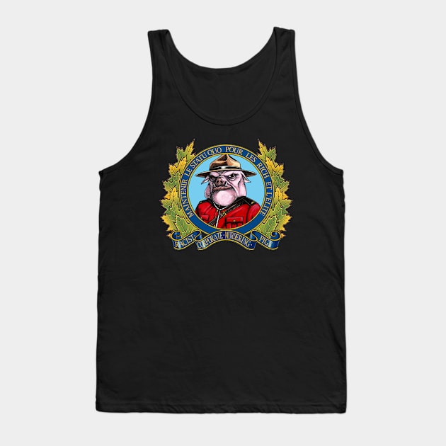 RCMP - racist corporate murdering police #2 Tank Top by Ranch Apunkalips